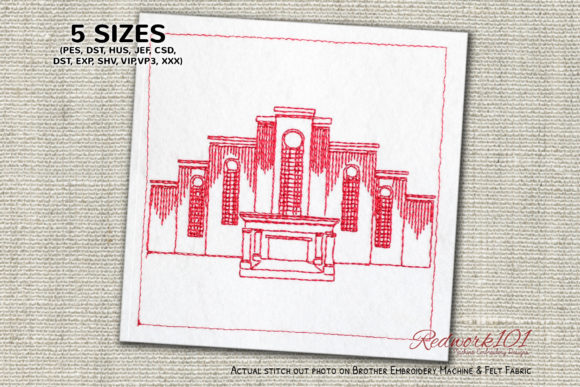 Albuquerque New Mexico Temple Redwork Review
