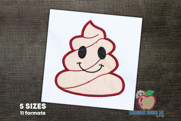 Poop Emoji Applique Review