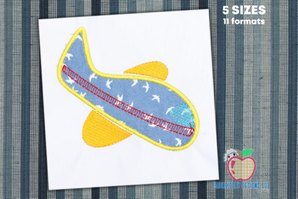 Review: Cartoon Airplane Applique for Kids
