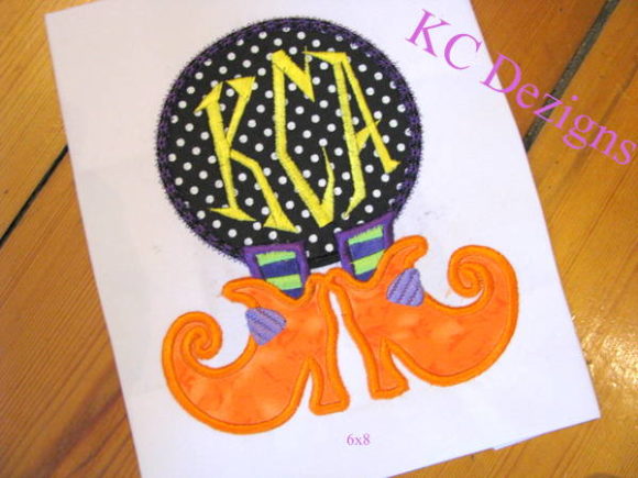 Witches Feet Monogram: A Spooky Cute Gift Idea